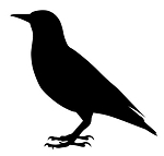 Starling Silhouette Decal Sticker